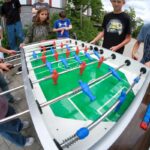 Dynamische Action am Kicker